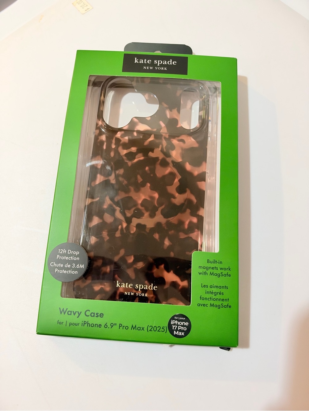 kate spade Tortoiseshell Pattern Wavy Case - Brown & Black